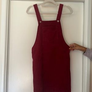 Garnet overall dress